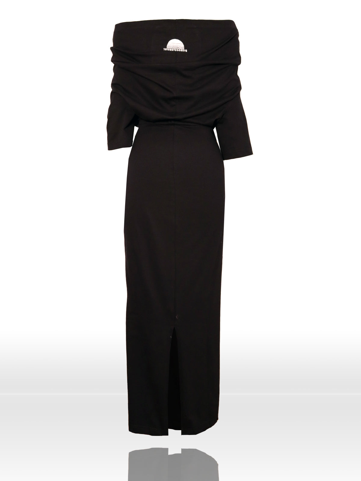 UPSIDE DOWN DRESS BLACK / TIGHT FIT