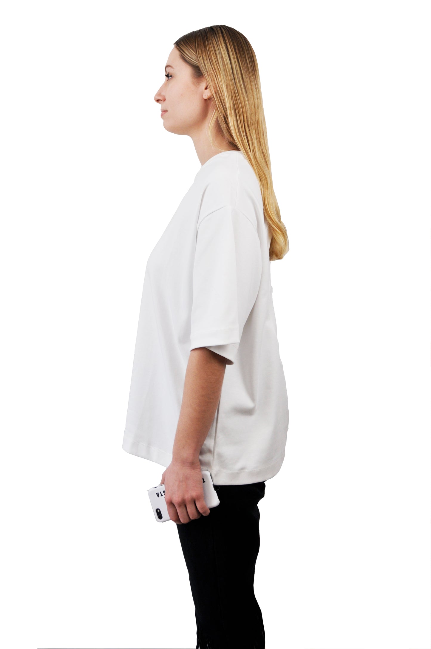 SPACIAL WHITE T-SHIRT / MASCULINE FIT