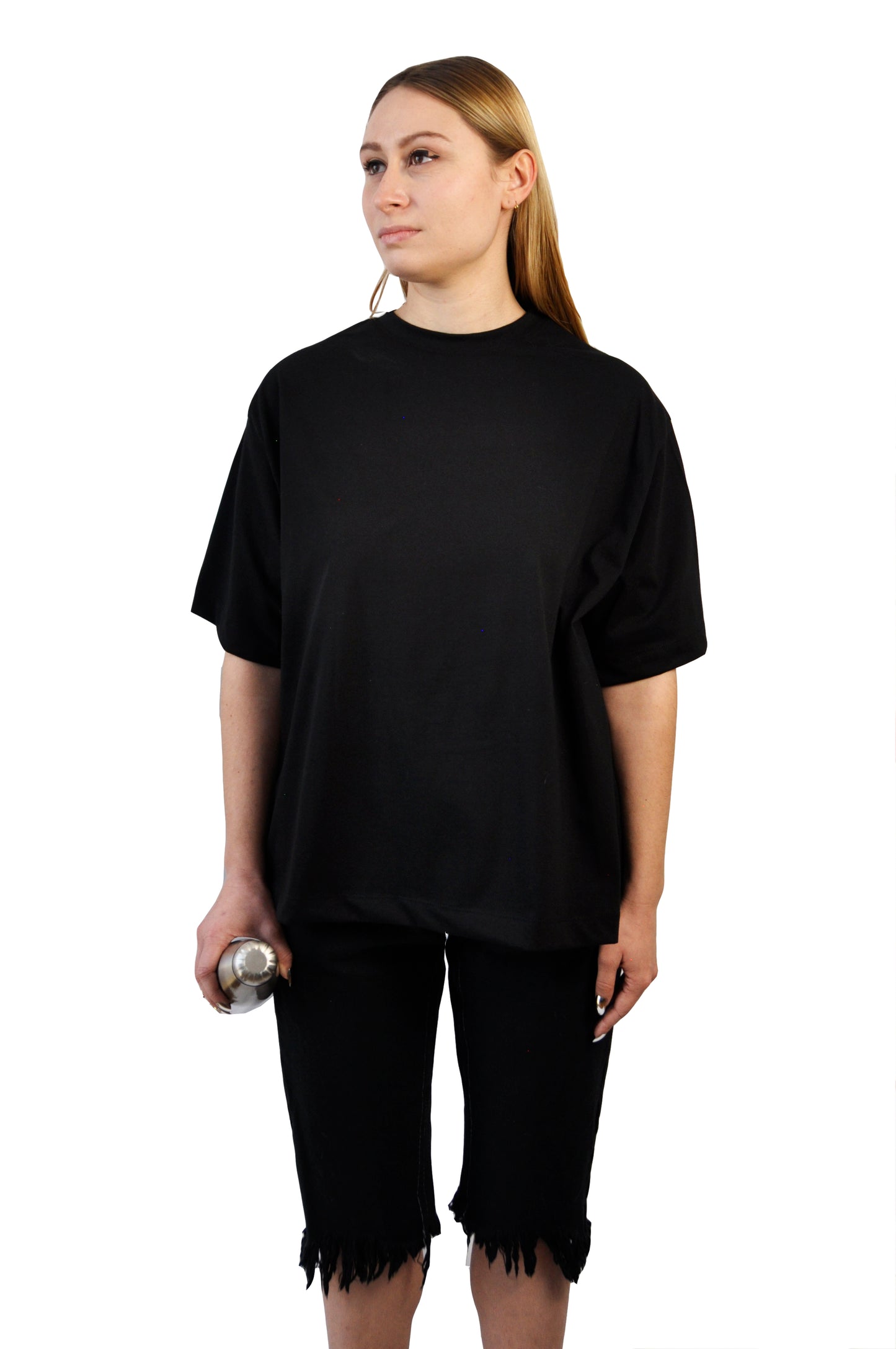 SPACIAL BLACK T-SHIRT / MASCULINE FIT